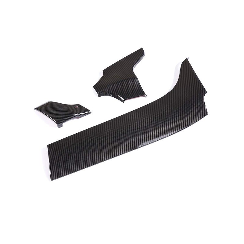 YUECHI 3pcs Carbon Fiber ABS for Mercedes Benz GLE GLS Class W166 2016-2019 Car Central Control Decorative Panel Frame Trim Accessories - Image 4